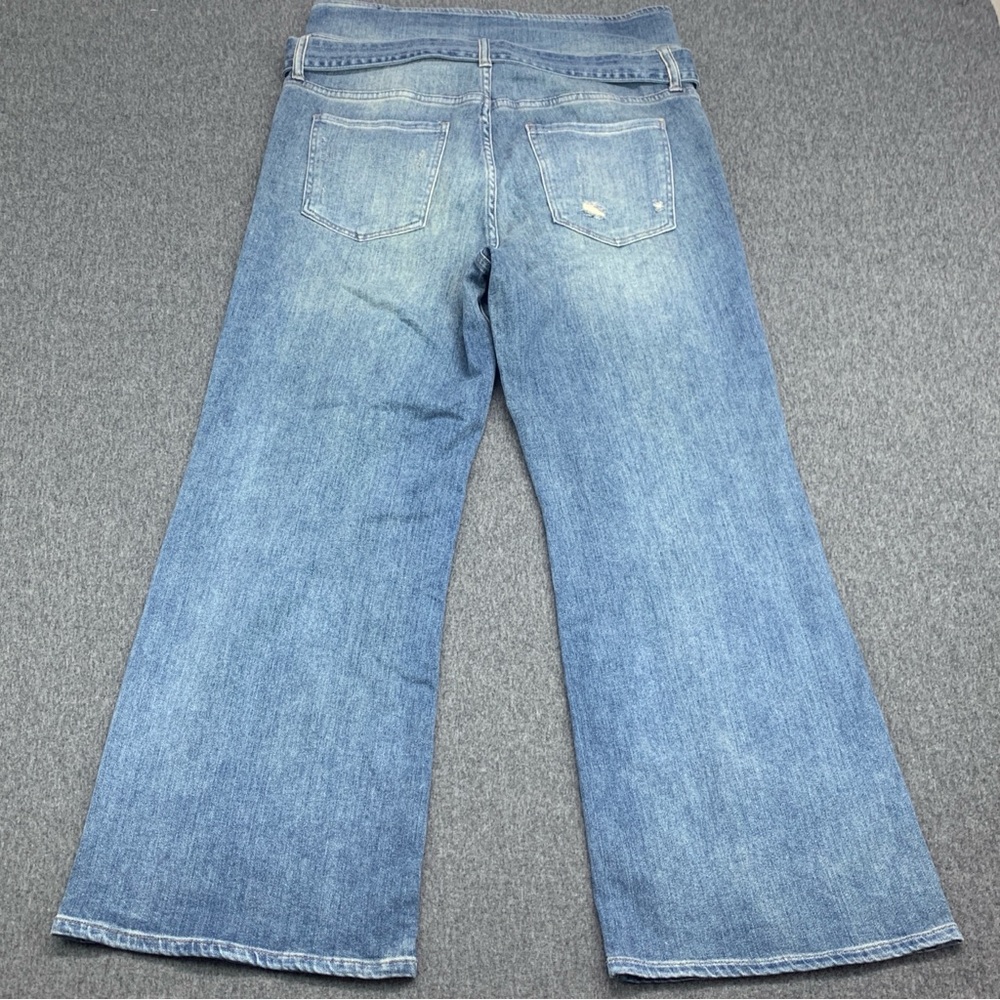 KUT Fab Ab Wide Leg High Rise Women's Blue Jeans - Size 14 (34x30) - Picture 2 of 11